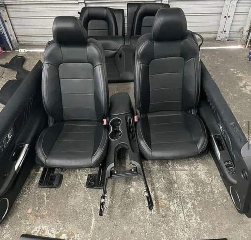 2015-2019 Ford Mustang GT Complete OEM Black Leather Interior For Sale