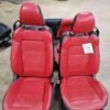 2020 Ford Mustang Black and red Leather front and rear seats For Sale